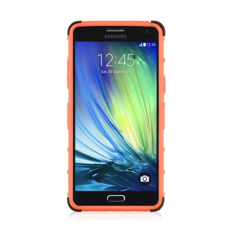 2 in 1 Tire Texture Protective Case with Holder For Galaxy A3