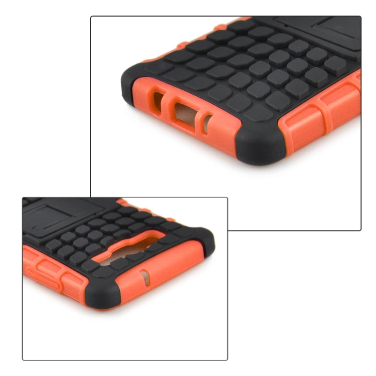 2 in 1 Tire Texture Protective Case with Holder For Galaxy A3