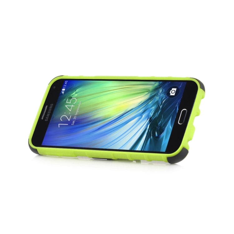 2 in 1 Tire Texture Protective Case with Holder For Galaxy A3