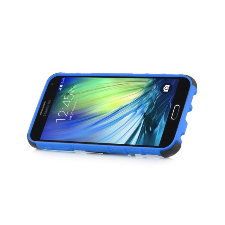 2 in 1 Tire Texture Protective Case with Holder For Galaxy A3