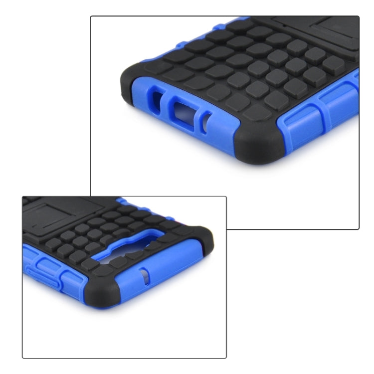 2 in 1 Tire Texture Protective Case with Holder For Galaxy A3