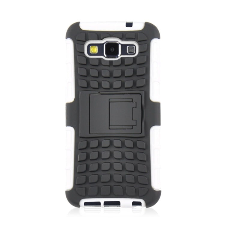 2 in 1 Tire Texture Protective Case with Holder For Galaxy A3