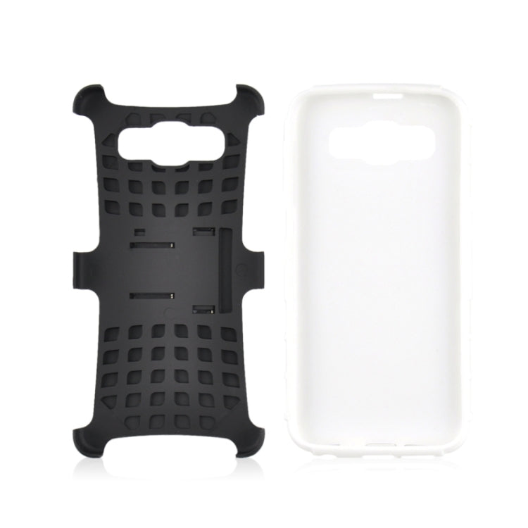2 in 1 Tire Texture Protective Case with Holder For Galaxy A3