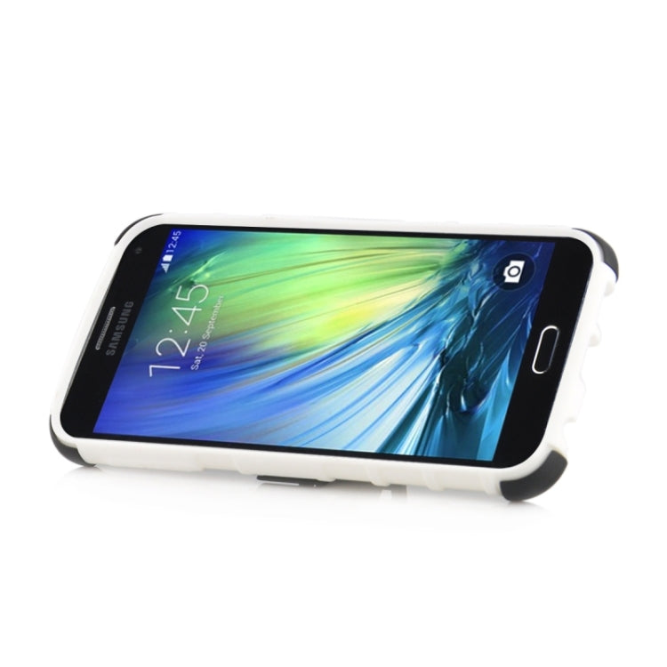 2 in 1 Tire Texture Protective Case with Holder For Galaxy A3