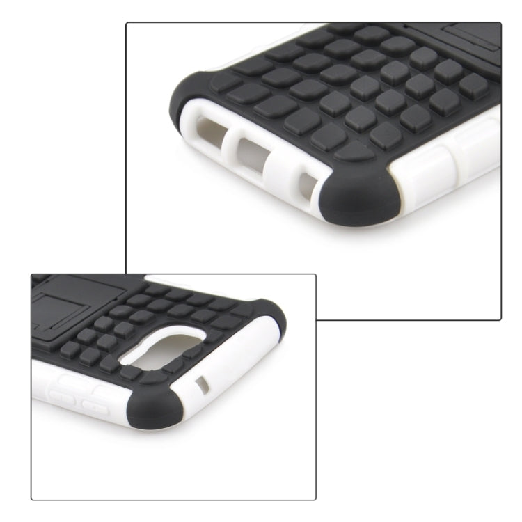 2 in 1 Tire Texture Protective Case with Holder For Galaxy A3