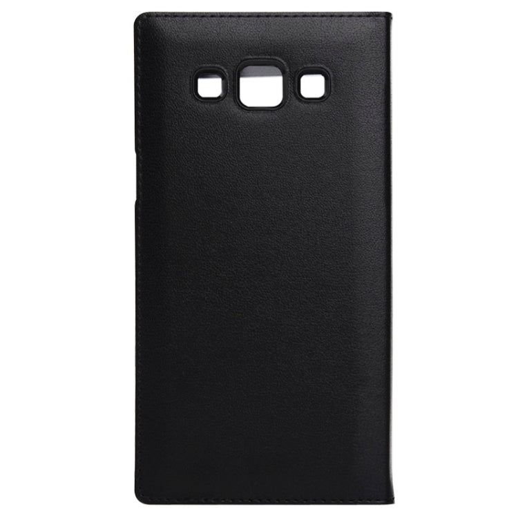 Litchi Texture Horizontal Flip Leather Case with Call Display ID & Sleep / Wake-up Function for Galaxy A5