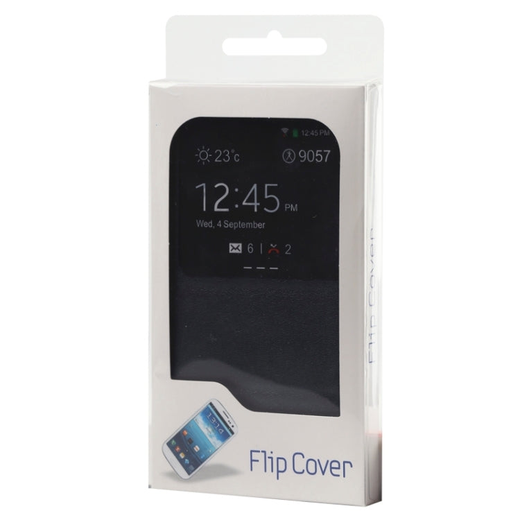 Litchi Texture Horizontal Flip Leather Case with Call Display ID & Sleep / Wake-up Function for Galaxy A5