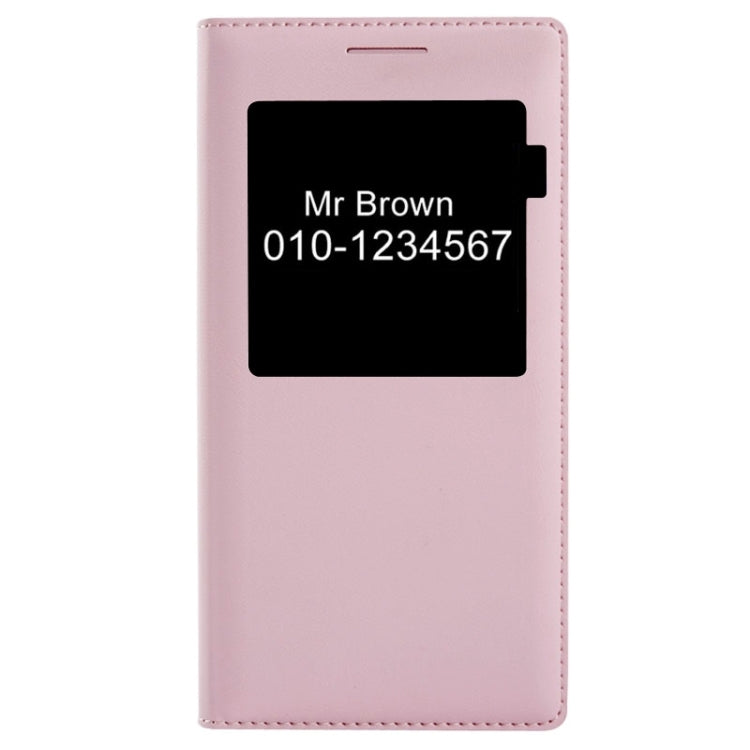 Litchi Texture Horizontal Flip Leather Case with Call Display ID & Sleep / Wake-up Function for Galaxy A5
