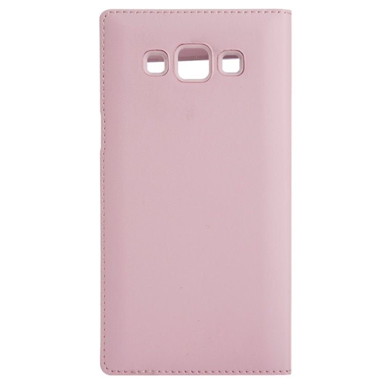 Litchi Texture Horizontal Flip Leather Case with Call Display ID & Sleep / Wake-up Function for Galaxy A5