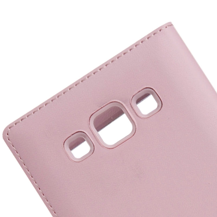 Litchi Texture Horizontal Flip Leather Case with Call Display ID & Sleep / Wake-up Function for Galaxy A5