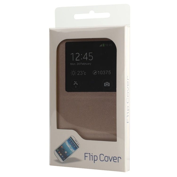 Litchi Texture Horizontal Flip Leather Case with Call Display ID & Sleep / Wake-up Function for Galaxy A5