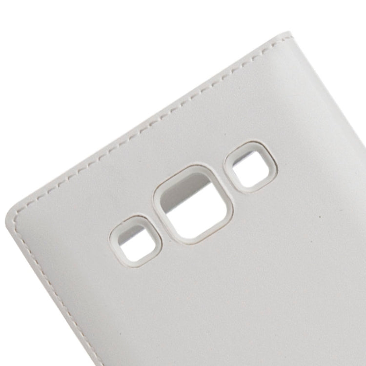Litchi Texture Horizontal Flip Leather Case with Call Display ID & Sleep / Wake-up Function for Galaxy A5