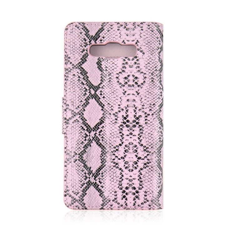 Snakeskin Texture Horizontal Flip Leather Case with Card Slots & Wallet & Holder for Galaxy A7