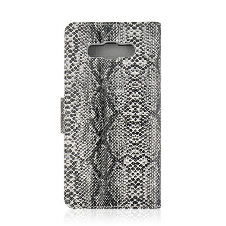 Snakeskin Texture Horizontal Flip Leather Case with Card Slots & Wallet & Holder for Galaxy A7