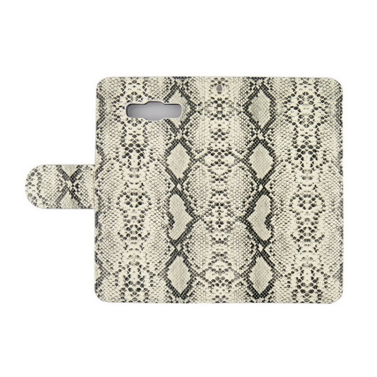 Snakeskin Texture Horizontal Flip Leather Case with Card Slots & Wallet & Holder for Galaxy A7