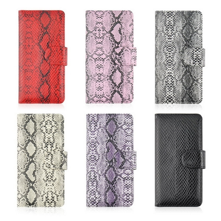 Snakeskin Texture Horizontal Flip Leather Case with Card Slots & Wallet & Holder for Galaxy A7