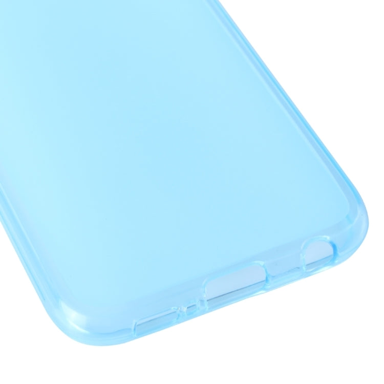 For Galaxy S6 Translucent Frosted TPU Case (Blue)