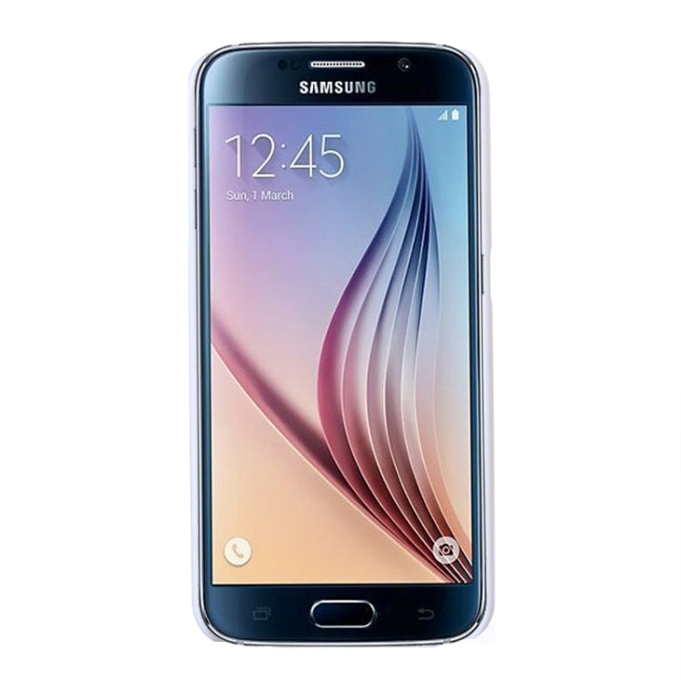 For Galaxy S6 Frosted PC Protective Case(White)