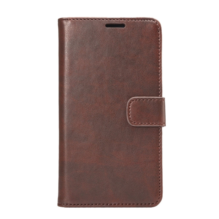 For Galaxy S6 Crazy Horse Texture Horizontal Flip Magnetic Buckle Leather Case with Card Slots & Wallet & Holder