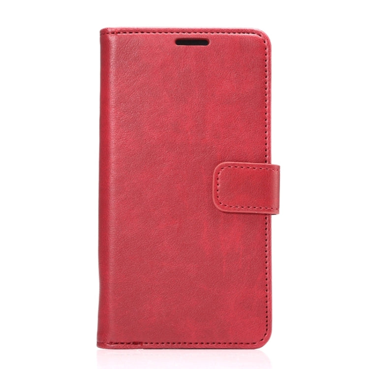 For Galaxy S6 Crazy Horse Texture Horizontal Flip Magnetic Buckle Leather Case with Card Slots & Wallet & Holder
