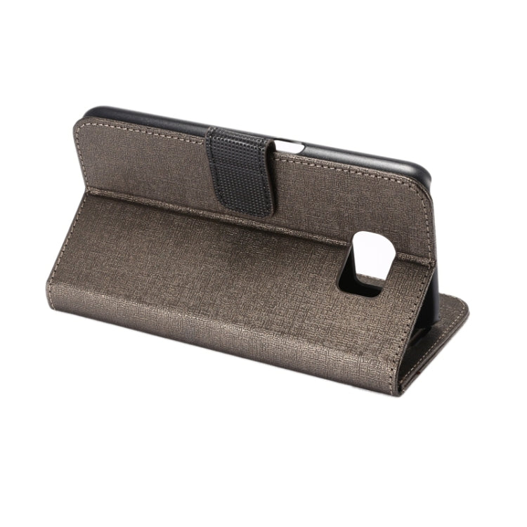For Galaxy S6 Oracle Texture Horizontal Flip Magnetic Buckle Leather Case with Card Slots & Wallet & Holder