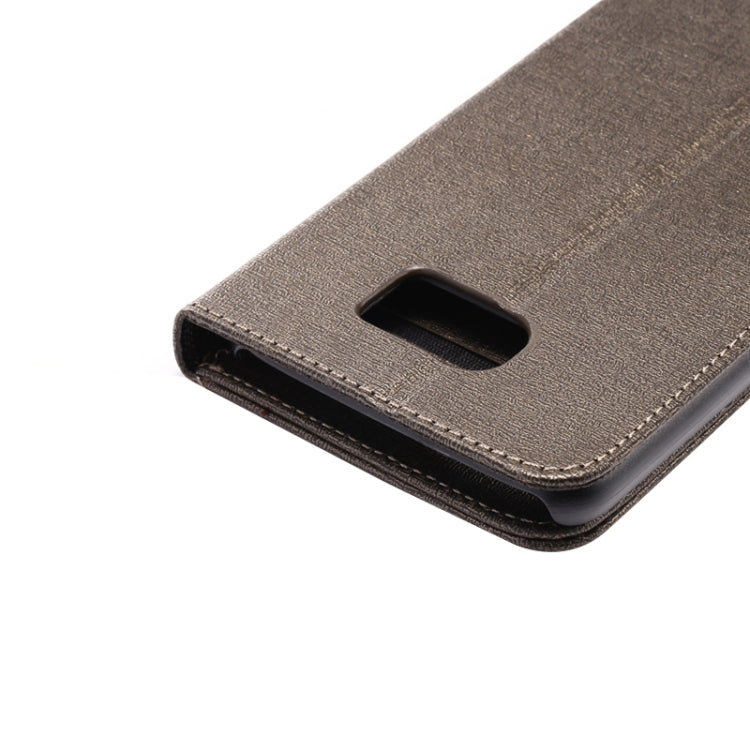 For Galaxy S6 Oracle Texture Horizontal Flip Magnetic Buckle Leather Case with Card Slots & Wallet & Holder