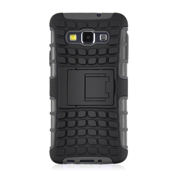 2 in 1 Tire Texture Protective Case with Holder For Galaxy A5