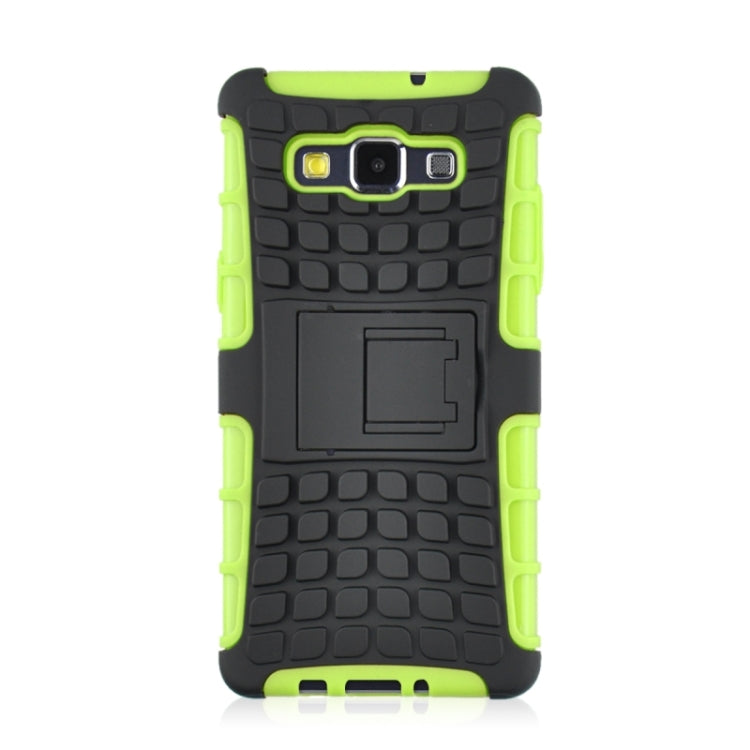 2 in 1 Tire Texture Protective Case with Holder For Galaxy A5