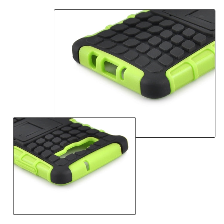 2 in 1 Tire Texture Protective Case with Holder For Galaxy A5