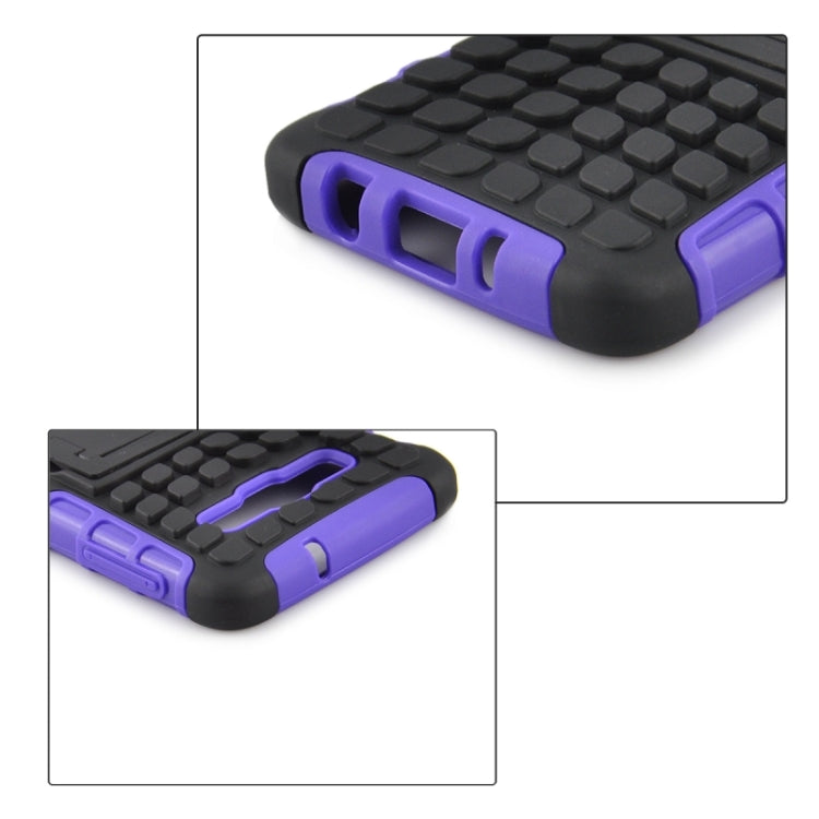 2 in 1 Tire Texture Protective Case with Holder For Galaxy A5