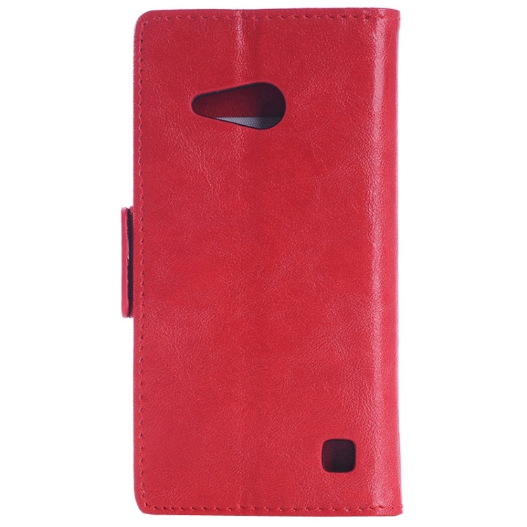 Oil Skin Texture Horizontal Flip Leather Case with Card Slots & Wallet & Holder for Nokia Lumia 735