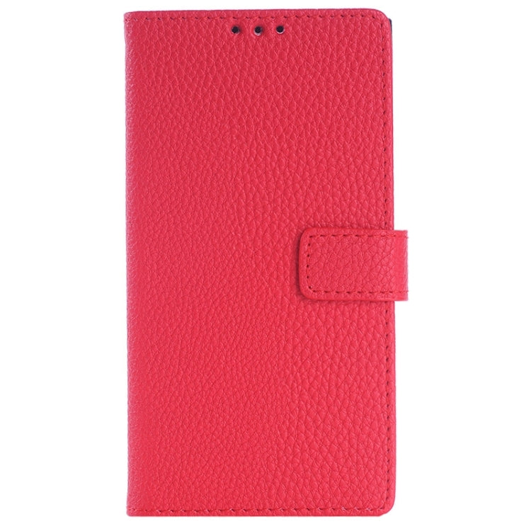 Litchi Texture Horizontal Flip Magnetic Buckle Leather Case with Card Slots & Wallet & Holder for Nokia Lumia 735