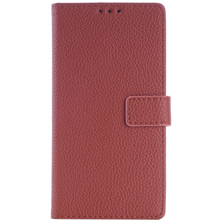 Litchi Texture Horizontal Flip Magnetic Buckle Leather Case with Card Slots & Wallet & Holder for Nokia Lumia 735