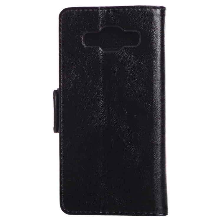 Oil Skin Texture Horizontal Flip Leather Case with Card Slots & Wallet & Holder for Galaxy A5