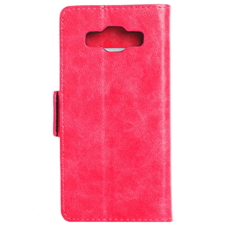 Oil Skin Texture Horizontal Flip Leather Case with Card Slots & Wallet & Holder for Galaxy A5