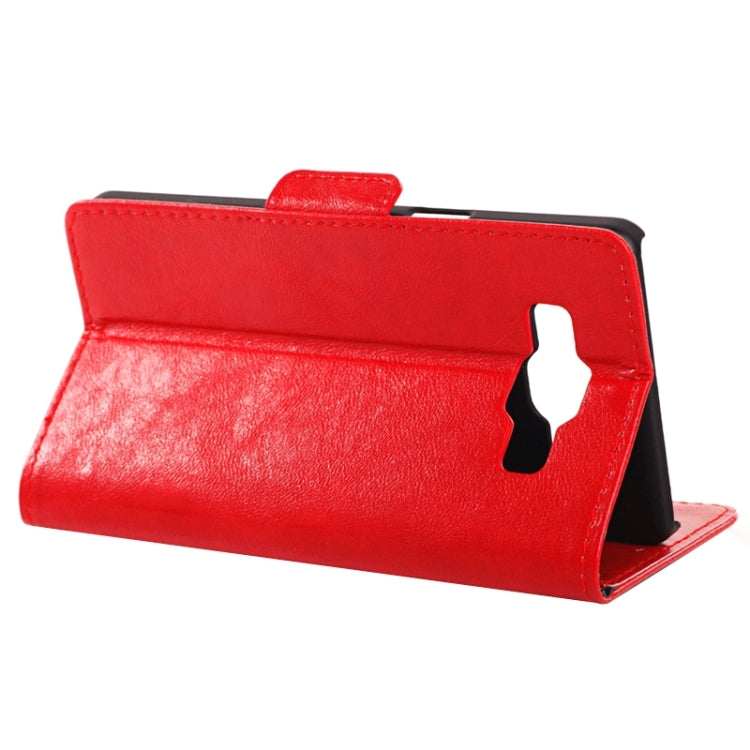 Oil Skin Texture Horizontal Flip Leather Case with Card Slots & Wallet & Holder for Galaxy A5