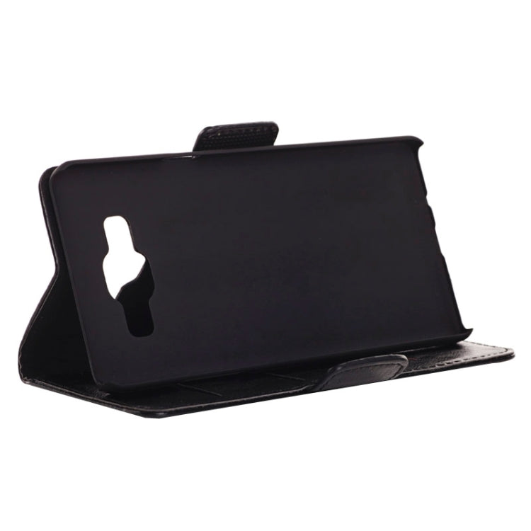 Oil Skin Texture Horizontal Flip Leather Case with Card Slots & Wallet & Holder for Galaxy A3