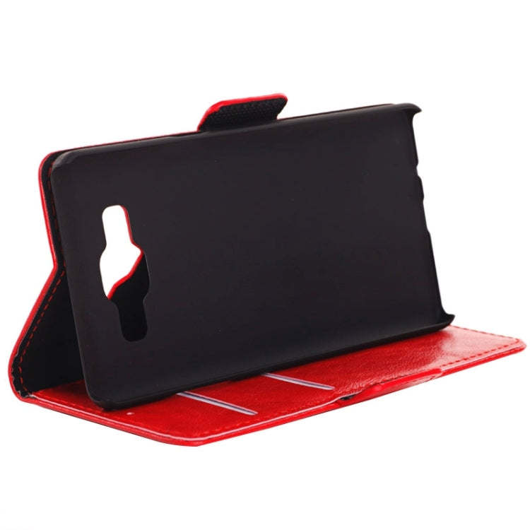 Oil Skin Texture Horizontal Flip Leather Case with Card Slots & Wallet & Holder for Galaxy A3