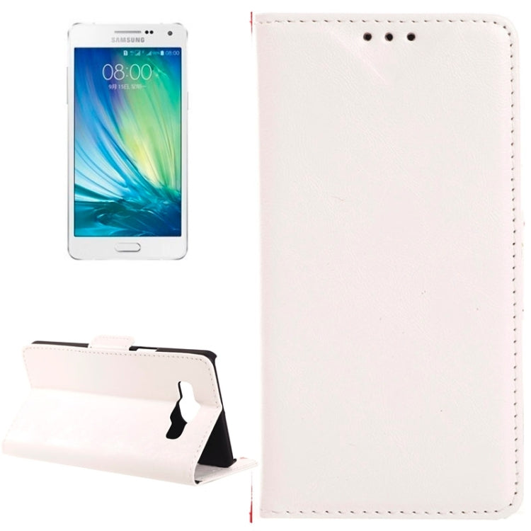 Oil Skin Texture Horizontal Flip Leather Case with Card Slots & Wallet & Holder for Galaxy A3