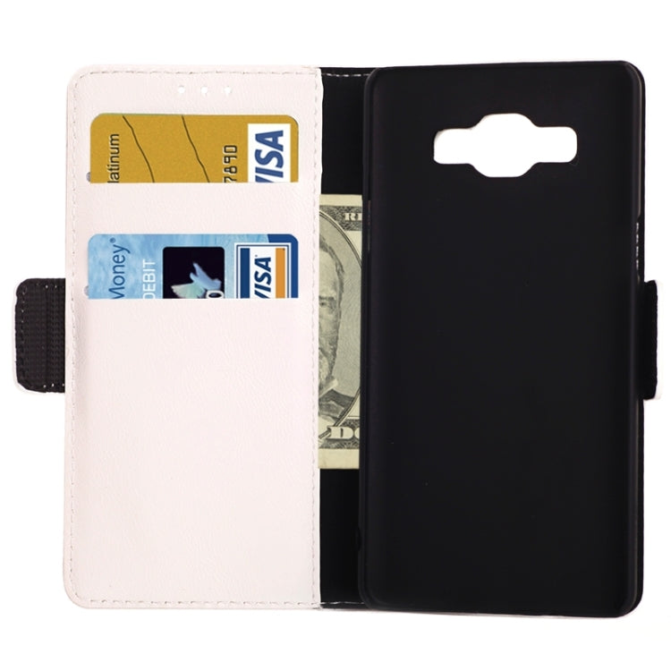 Oil Skin Texture Horizontal Flip Leather Case with Card Slots & Wallet & Holder for Galaxy A3