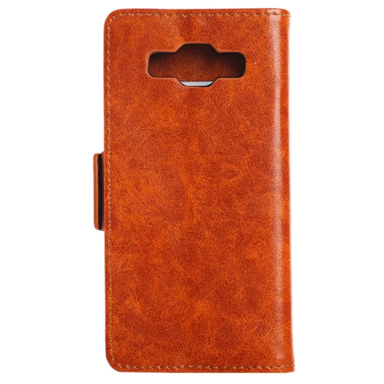 Oil Skin Texture Horizontal Flip Leather Case with Card Slots & Wallet & Holder for Galaxy A3
