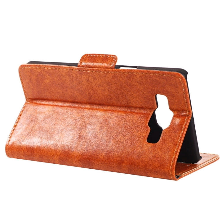 Oil Skin Texture Horizontal Flip Leather Case with Card Slots & Wallet & Holder for Galaxy A3