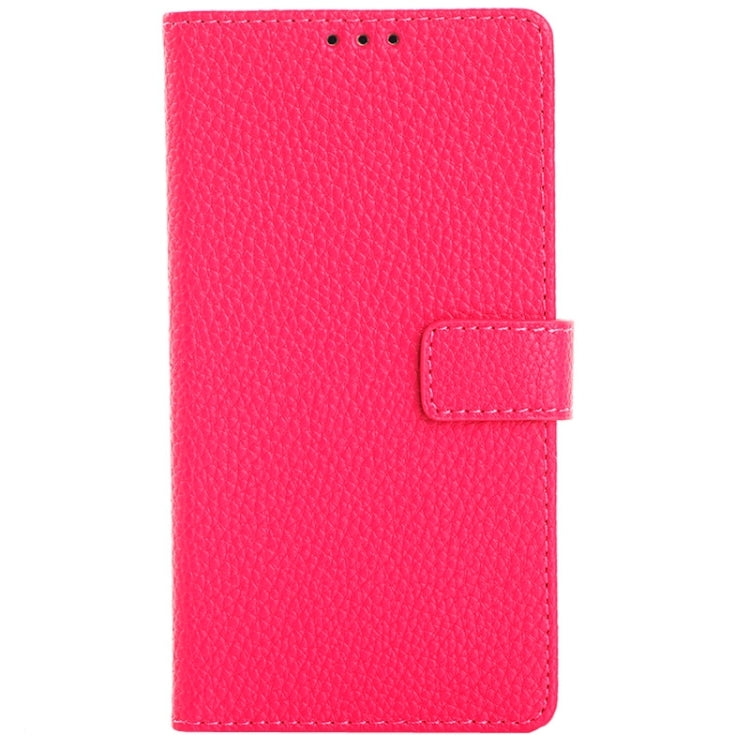 Litchi Texture Horizontal Flip Magnetic Buckle Leather Case with Card Slots & Wallet & Holder for Microsoft Lumia 535