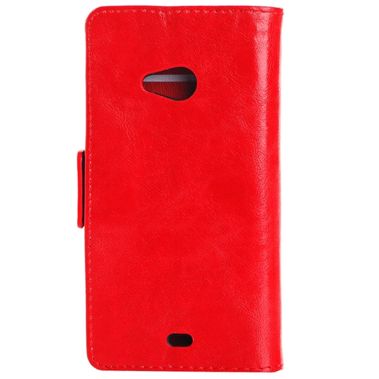 Oil Skin Texture Horizontal Flip Leather Case with Card Slots & Wallet & Holder for Microsoft Lumia 535