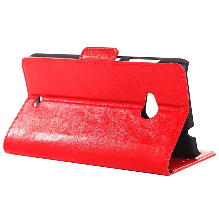 Oil Skin Texture Horizontal Flip Leather Case with Card Slots & Wallet & Holder for Microsoft Lumia 535