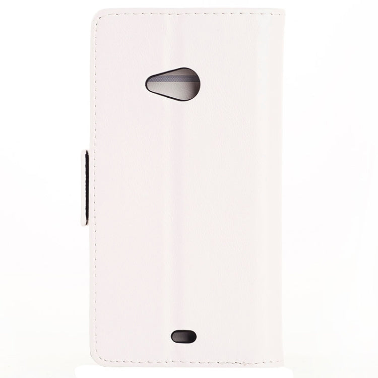 Oil Skin Texture Horizontal Flip Leather Case with Card Slots & Wallet & Holder for Microsoft Lumia 535