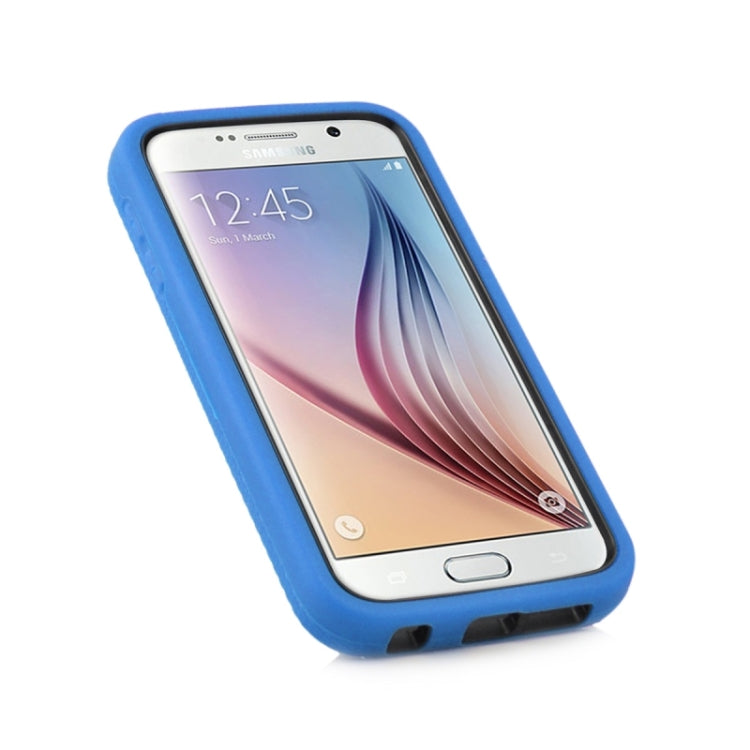For Galaxy S6 / G920 2 in 1 Silicone & PC Ultrathin Protective Back Case with Holder