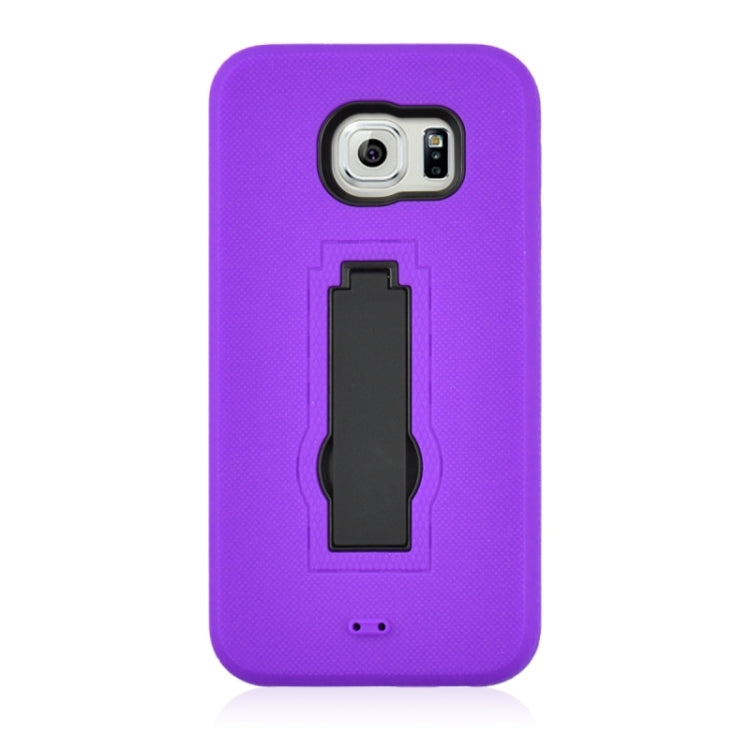 For Galaxy S6 / G920 2 in 1 Silicone & PC Ultrathin Protective Back Case with Holder
