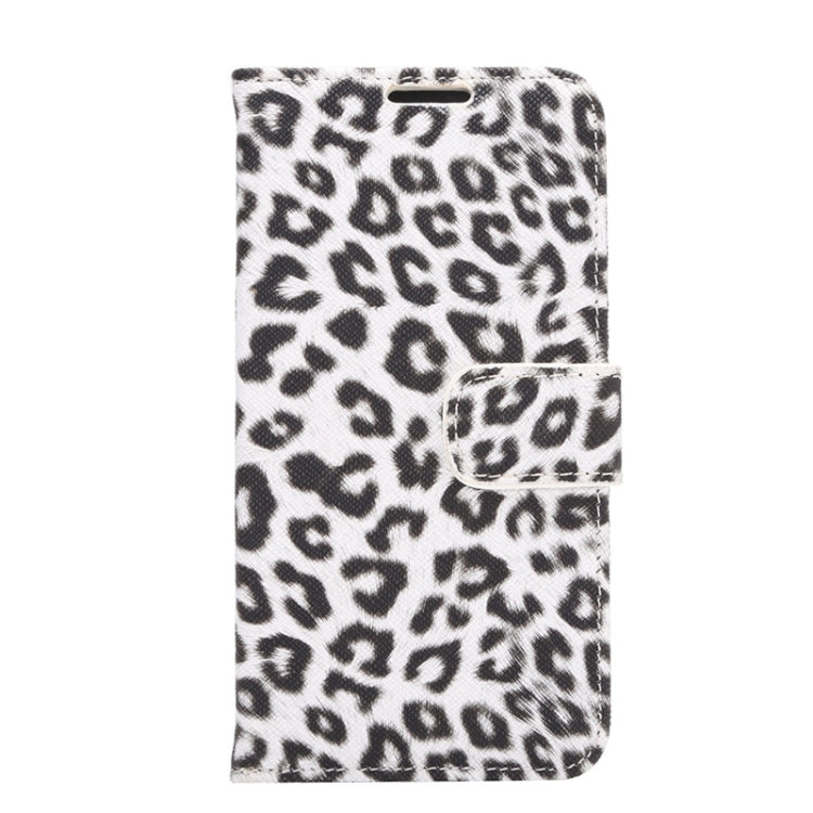 For Galaxy S6 Edge / G925 Leopard Texture Leather Case with Holder & Card Slots & Wallet