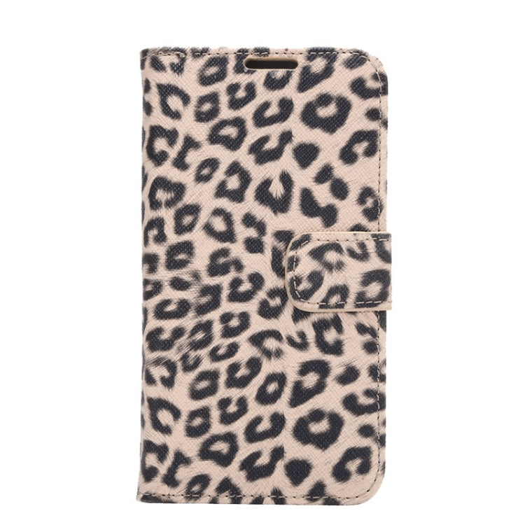 For Galaxy S6 Edge / G925 Leopard Texture Leather Case with Holder & Card Slots & Wallet